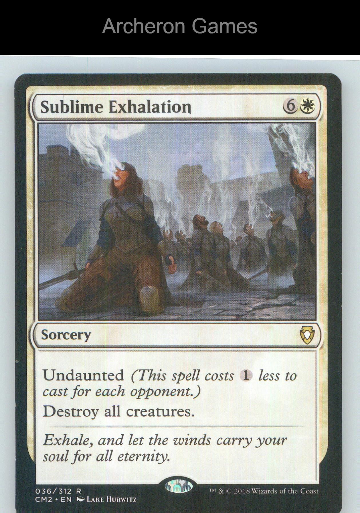 Sublime Exhalation CM2 36 R MTG Card NM/EX+