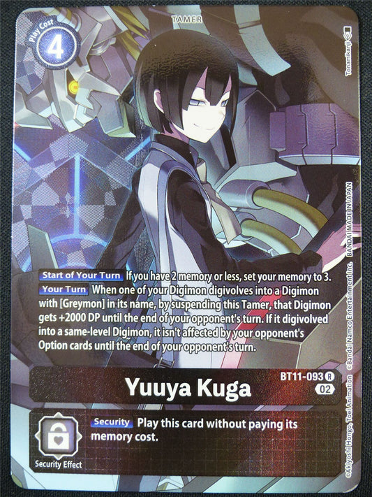 Yuuya Kuga BT11-093 R alt art - Digimon Card #4DO