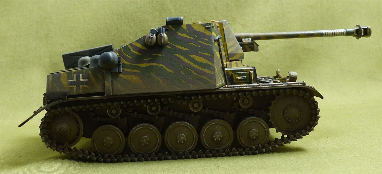 German Tank Destroyer Marder II painted 1:35 scale - WW2 Model #171