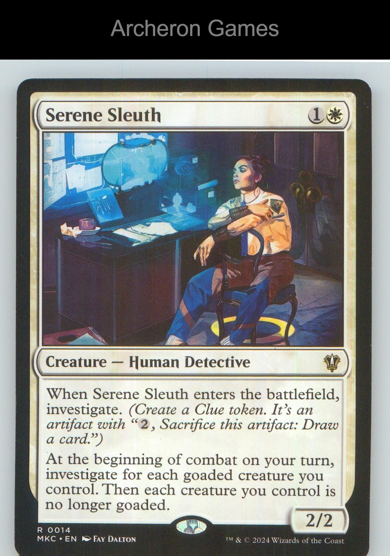 Serene Sleuth MKC 14 R MTG Card NM/EX+