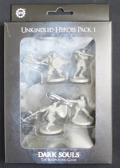 Unkindled Heroes Pack 1 - Dark Souls Roleplaying Game Miniatures #3KP