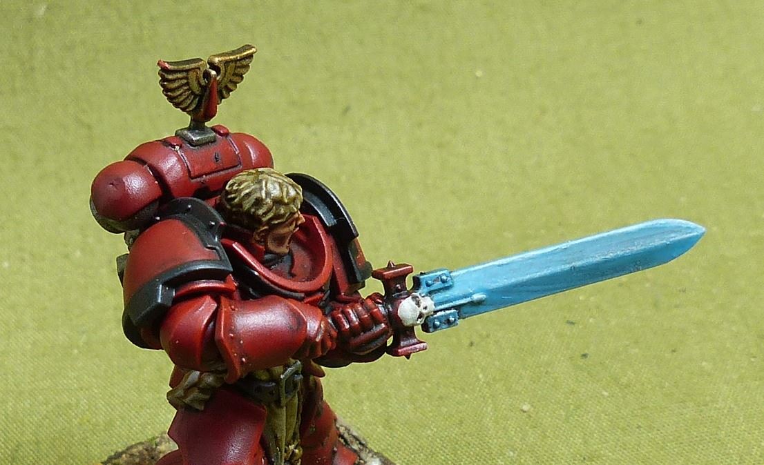 Primaris Company Champion painted - Blood Angels - Warhammer 40K #5N