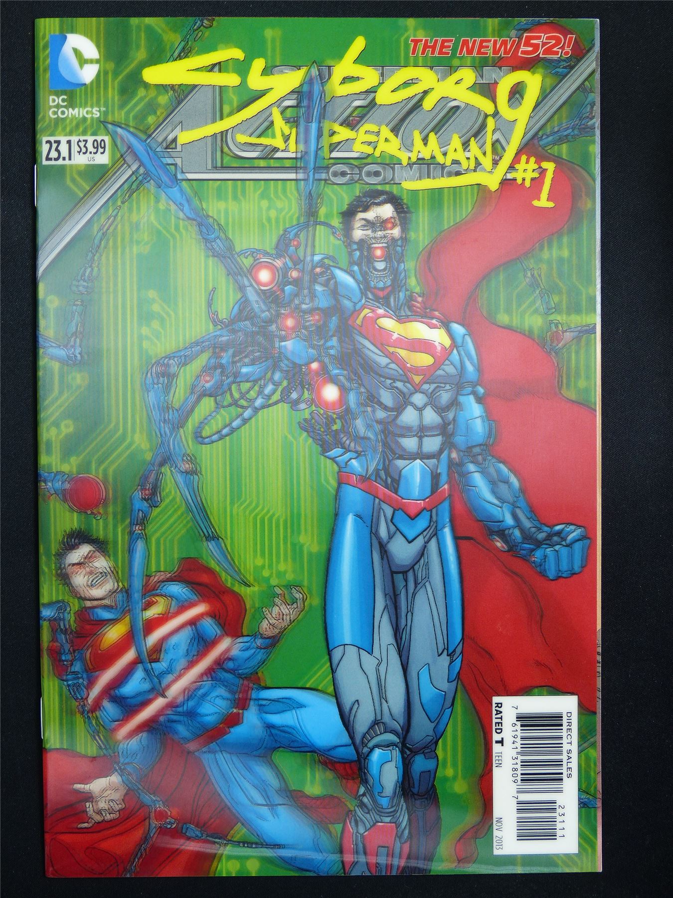 SUPERMAN: Action Comics #23.1 new 52! Lenticular Cover - DC Comic #3BG