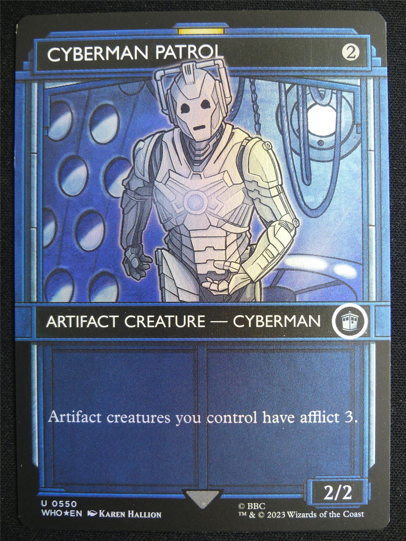 Cyberman Patrol Showcase Foil - WHO - Mtg Card #4MB