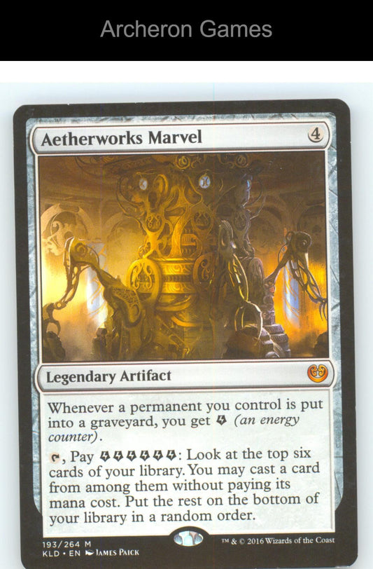 Aetherworks Marvel KLD 193 Mythic MTG Card NM/EX+