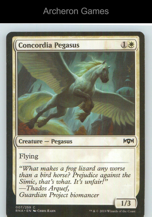 Concordia Pegasus RNA 7 C MTG Card NM/EX+