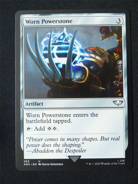 Worn Powerstone - 40K - Mtg Card #4HE