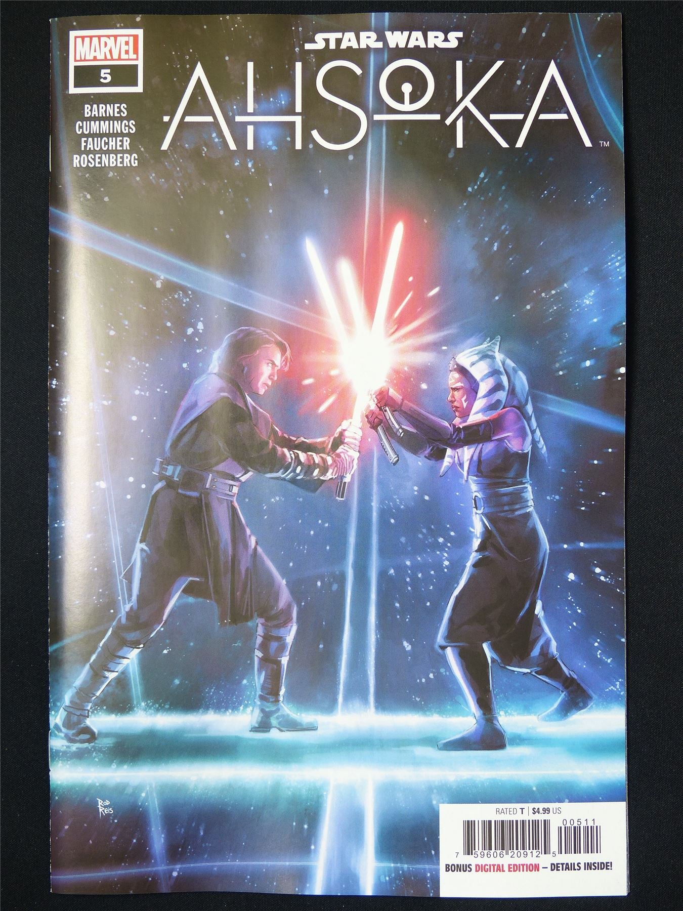 STAR Wars: Ahsoka #5 - Jan 2025 Marvel Comic #3NW