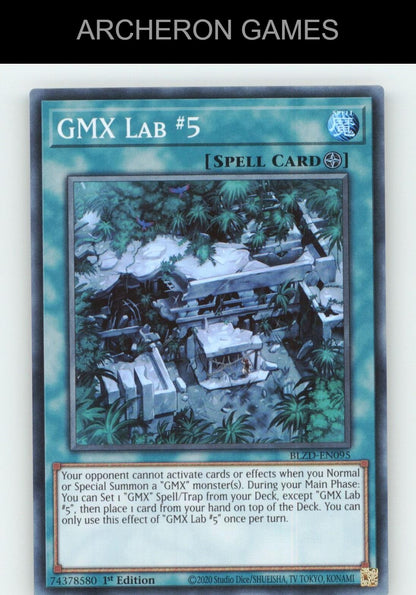 GMX Lab #5 SR YUGIOH Card