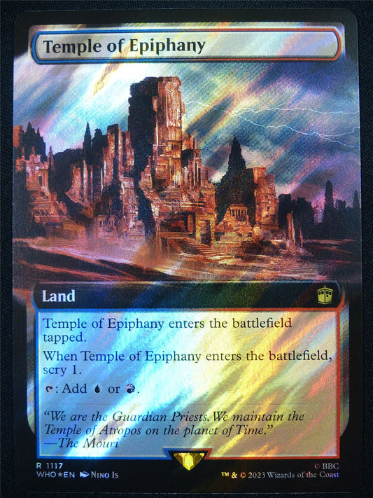 Temple of Epiphany Extended Surge Foil - WHO - Mtg Card #BK