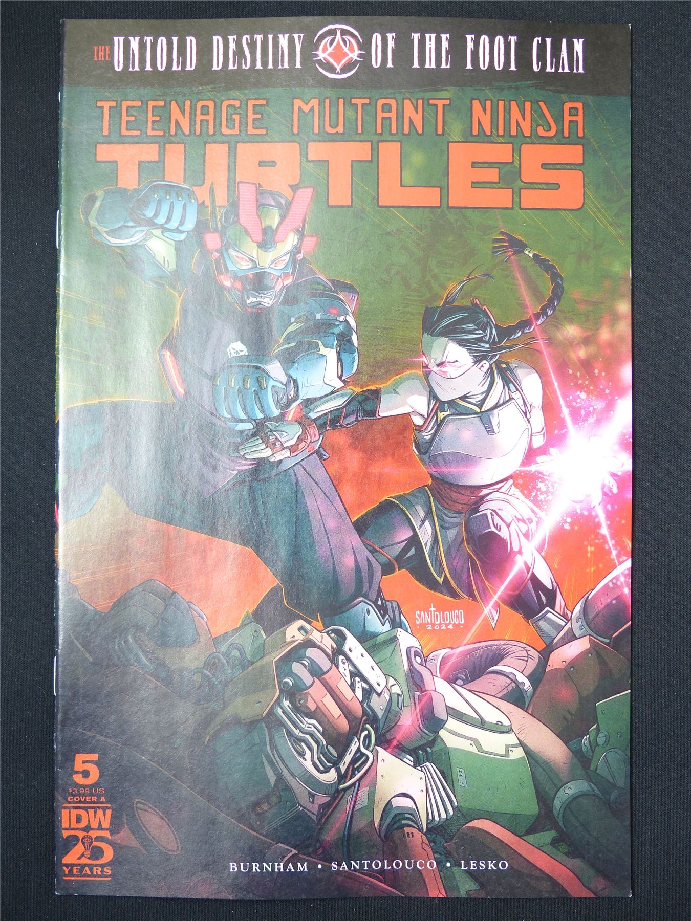 TEENAGE Mutant Ninja Turtles: Untold Destiny of the Foot Clan #5 - B&B Jul 2024 IDW Comic #3K3