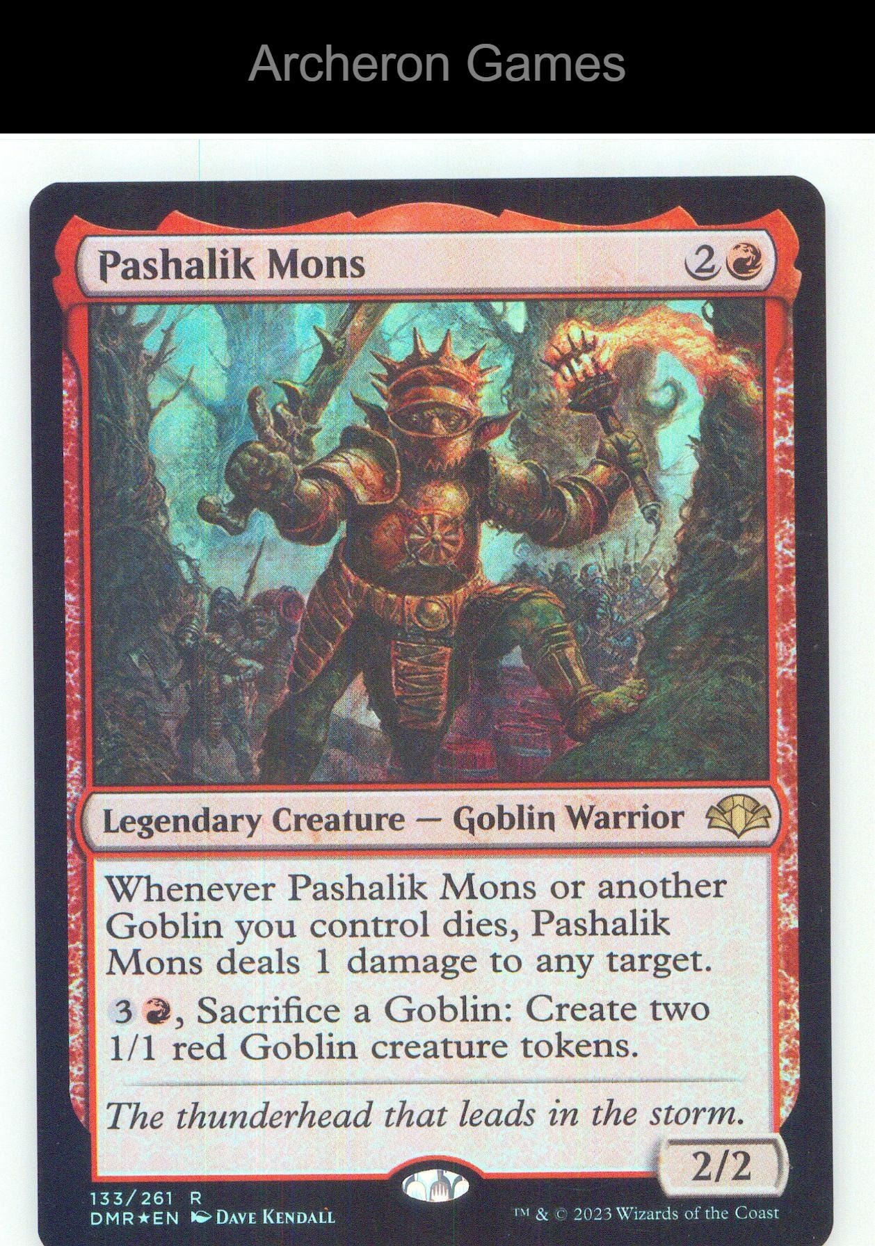 Pashalik Mons DMR 133 R MTG Card NM/EX+