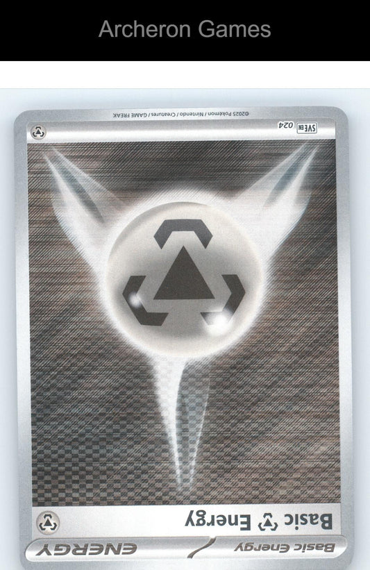 Pokemon Card Basic Metal Energy SVE 024 Scarlet & Violet Energies Reverse Holo