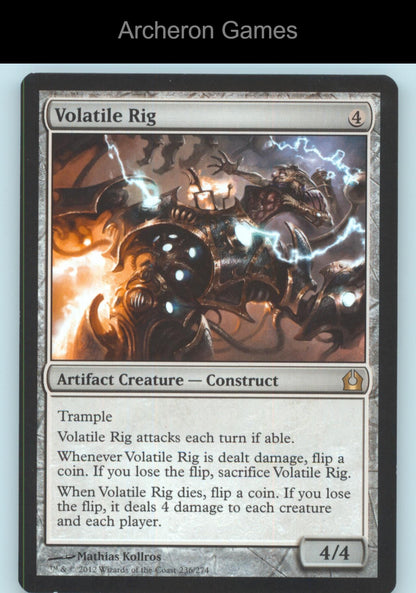 Volatile Rig 236 R MTG Card Return to Ravnica