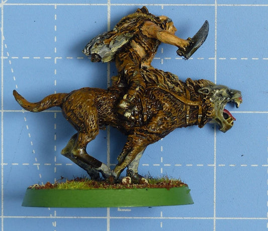 Classic Metal Orc Warg Rider OOP - Lord of the Rings Warhammer #35R