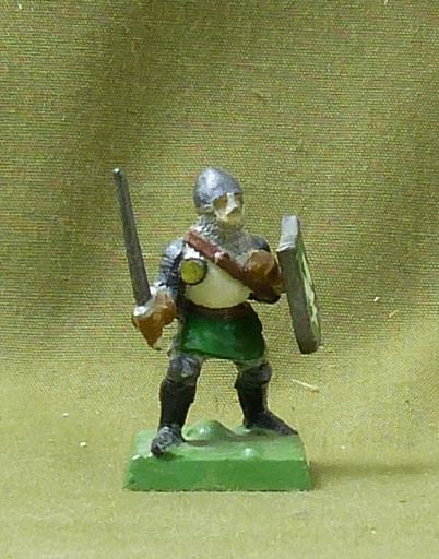 Classic Metal Swordsman - Bretonnian - Warhammer Fantasy #4YB