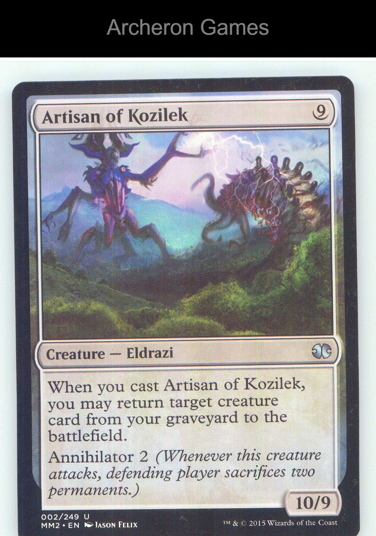 Artisan of Kozilek MM2 2 UC MTG Card NM/EX+