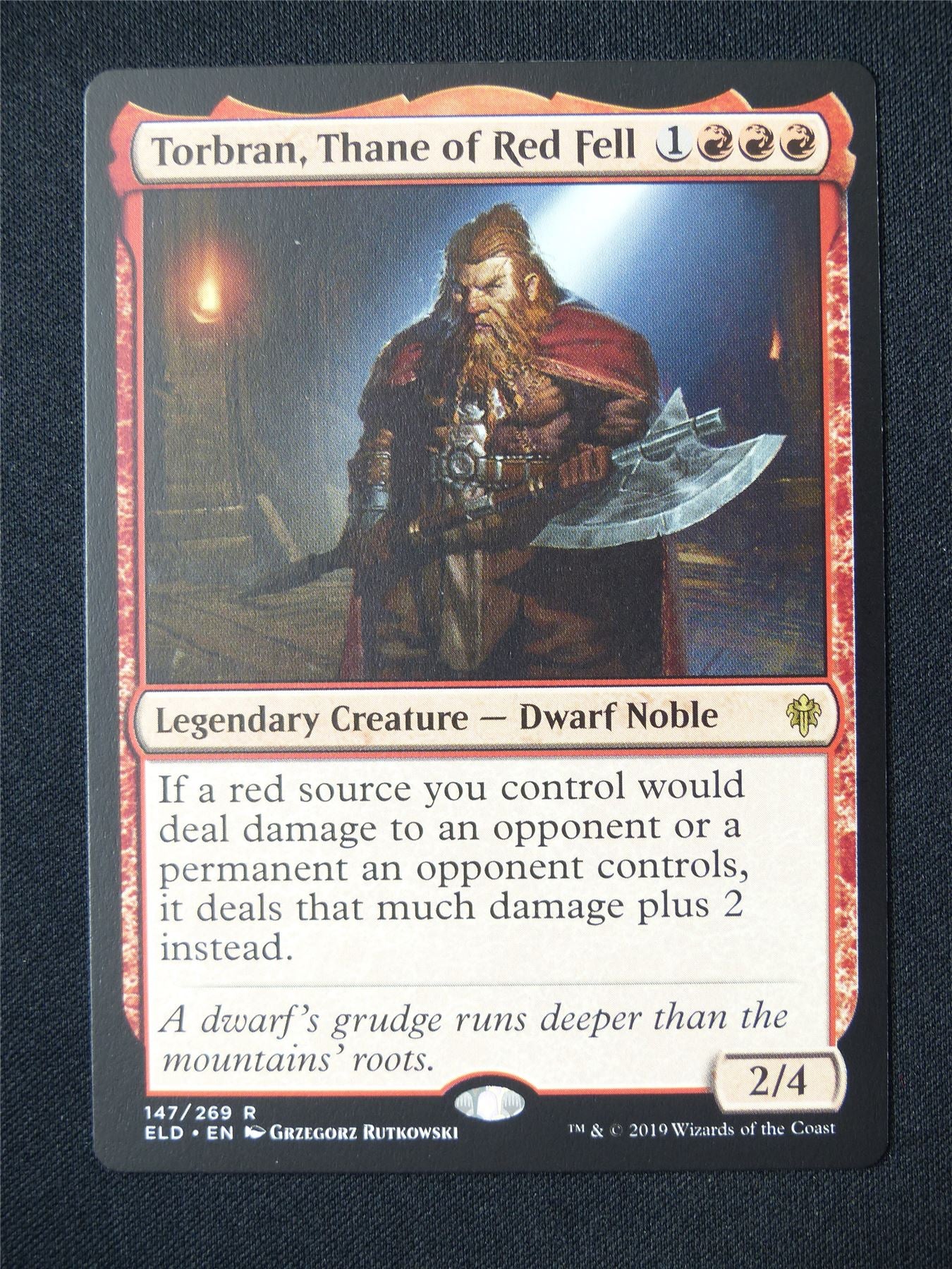 Torbran Thane of Red Fell - ELD - Mtg Card #2PA