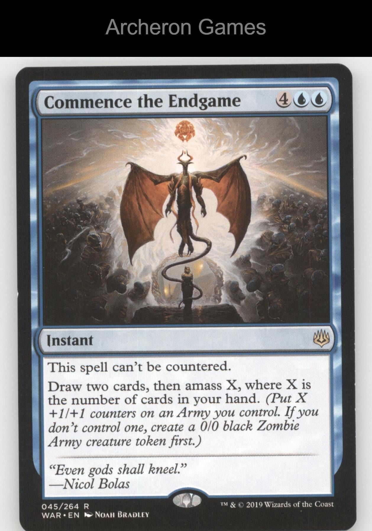Commence the Endgame 45 R MTG Card War of the Spark