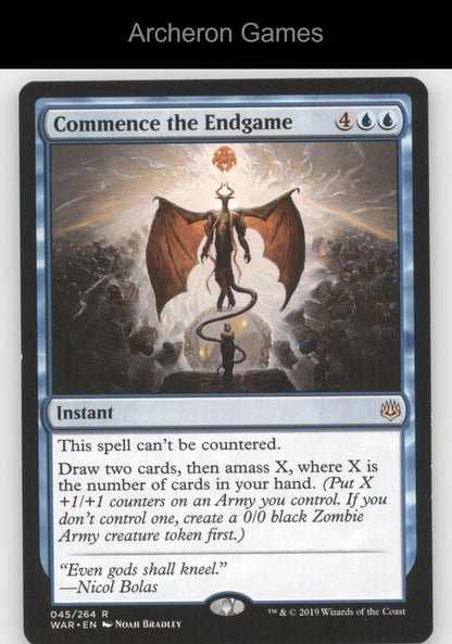 Commence the Endgame 45 R MTG Card War of the Spark