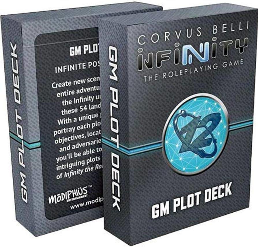 Infinity: Gm Plot Deck - Roleplaying Game - Modiphius 2d20 roleplay