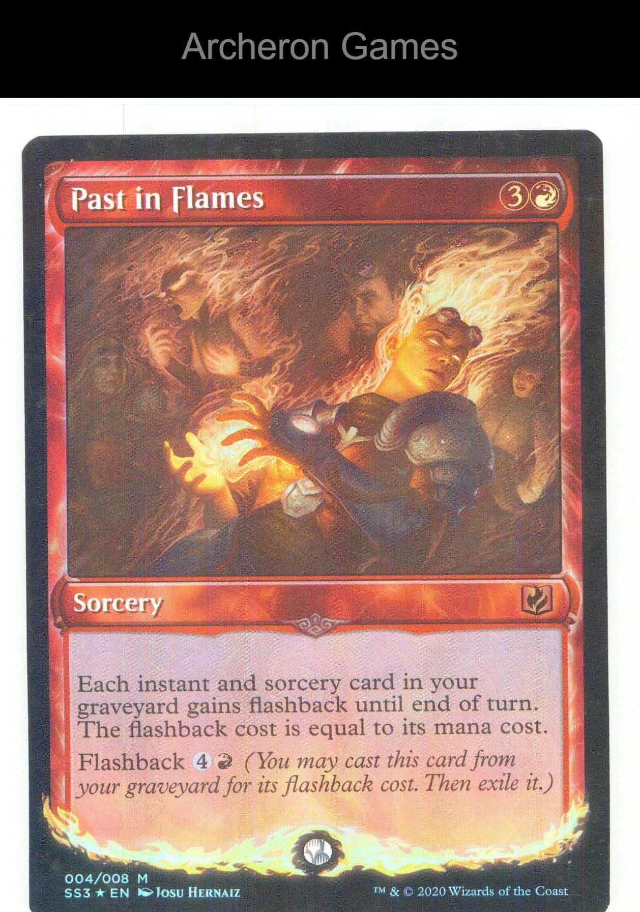 Past in Flames SS3 4 Mythic MTG Card NM/EX+ Foil