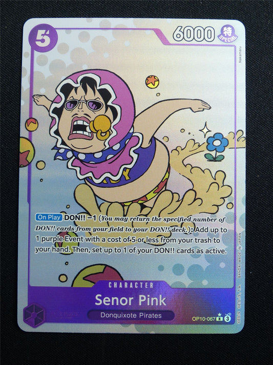 Senor Pink OP10-067 R Foil alt art - One Piece Card #3KE