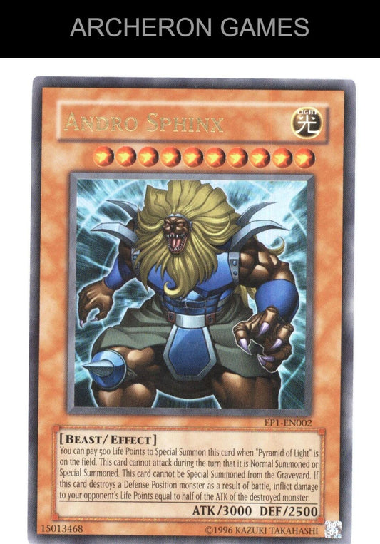 Andro Sphinx Ultra Rare YUGIOH Card