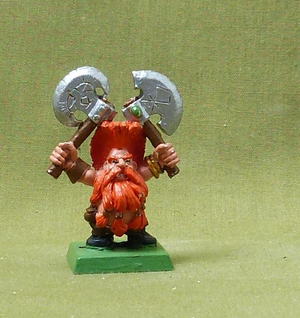 Classic Metal Dwarf Berzerker - Dwarves - Warhammer Fantasy #6B