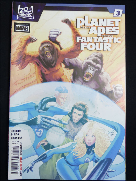 PLANET of the Apes versus Fantastic Four #3 CVr A - Marvel Comic #4WI