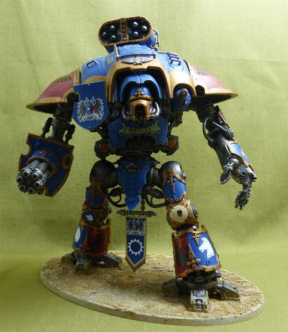 Knight Crusader painted - Imperial Knights - Warhammer 40K #1FZ