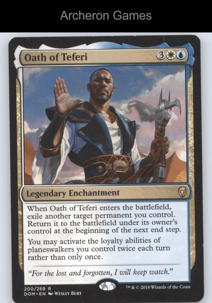 Oath of Teferi 200 R MTG Card Dominaria