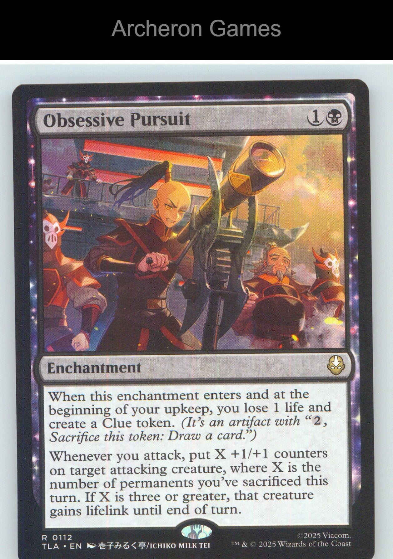 Obsessive Pursuit TLA 112 R MTG Card NM/EX+