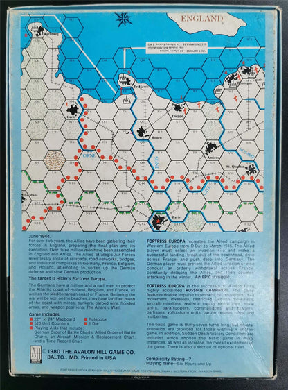 Fortress Europa: World War II Invasion Game - Great Condition #63