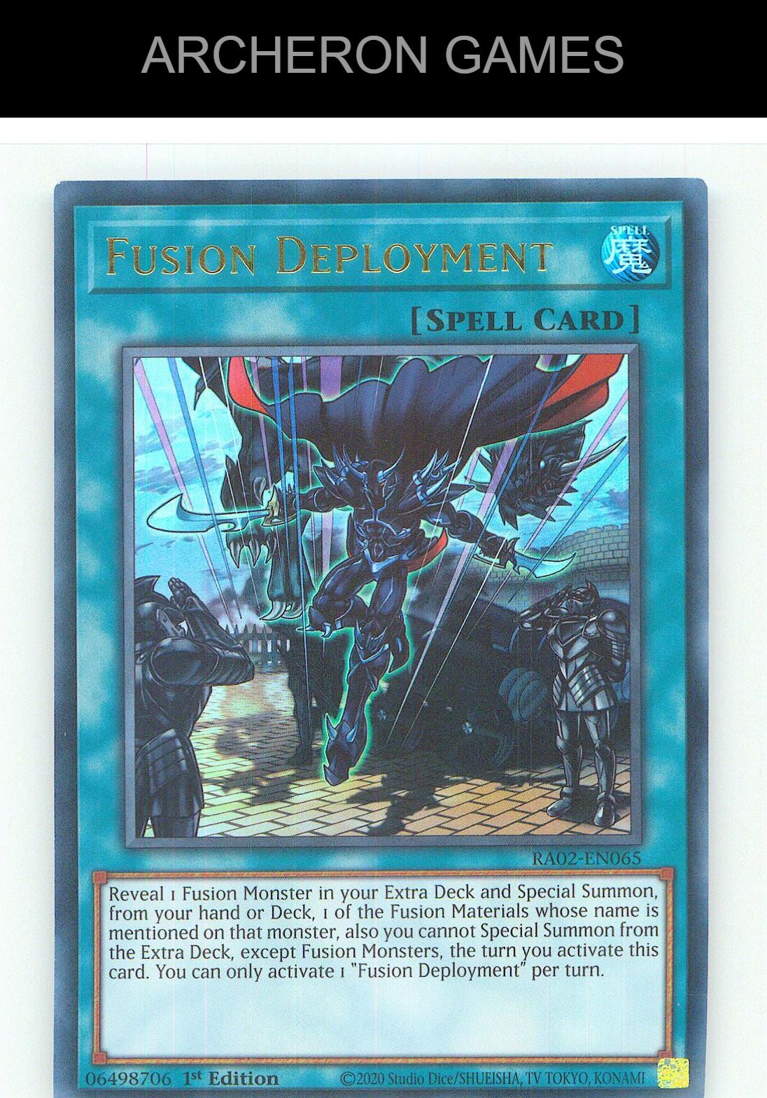 Fusion Deployment (UR) Ultra Rare YUGIOH Card 1st Edition