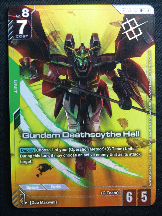 Gundam Deathscythe Hell GD03-021 R+ Foil - Gundam Card #8V
