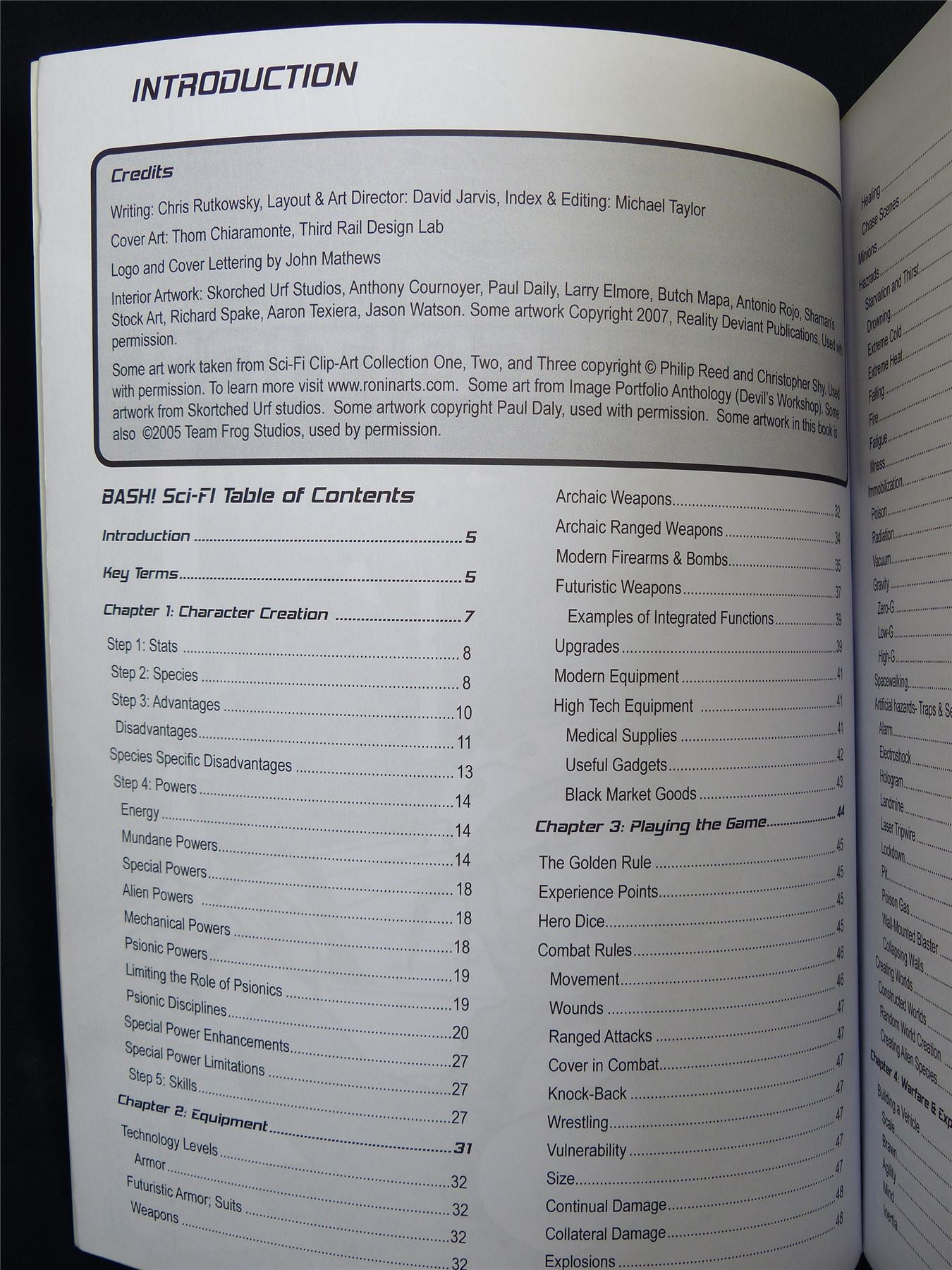BASH! Sci-Fi Edition - Basic Action Roleplay Softback #2VL