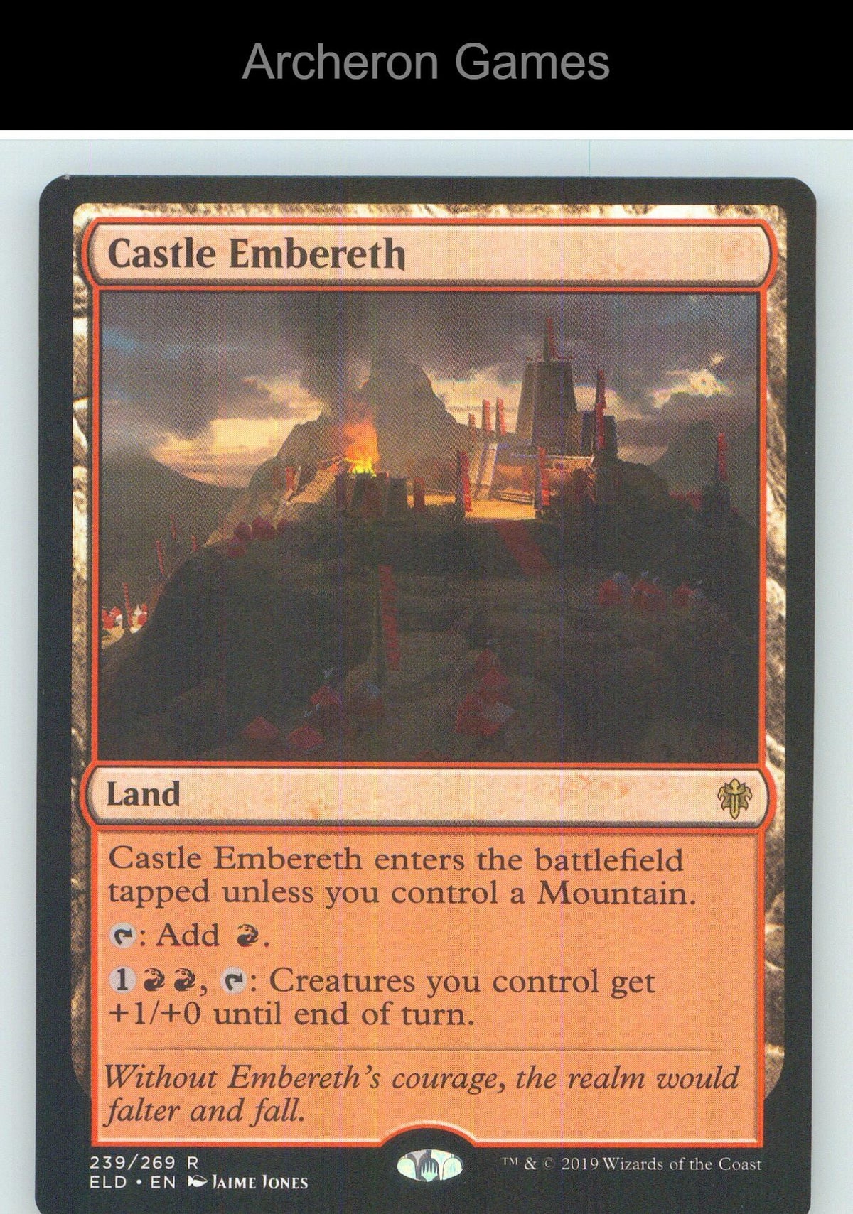 Castle Embereth ELD 239 R MTG Card NM/EX+