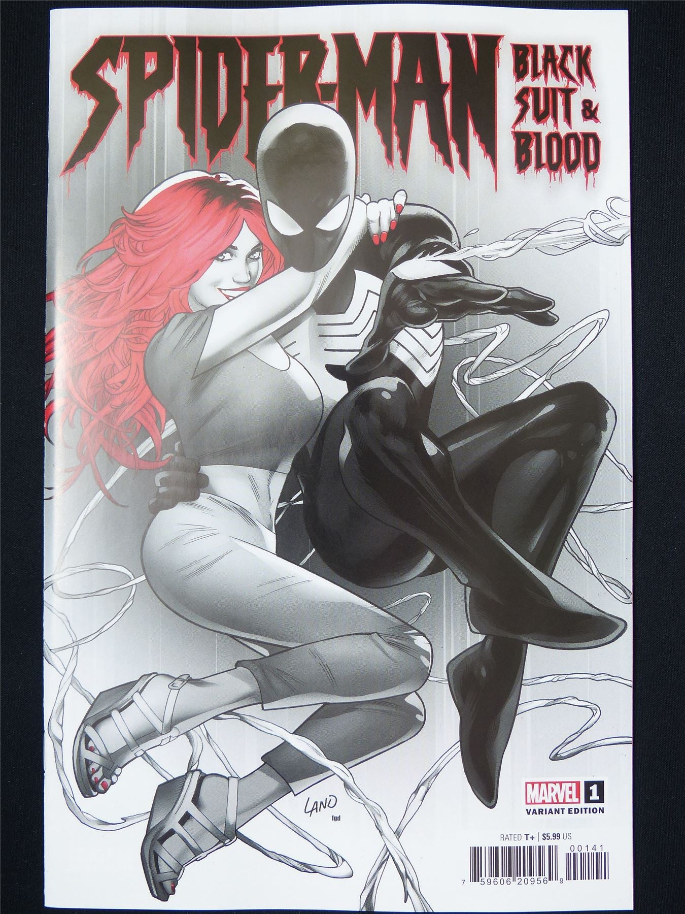 SPIDER-MAN: Black Suit & Blood #1 Mary Jane Variant - B&B Oct 2024 Marvel Comic #4JY