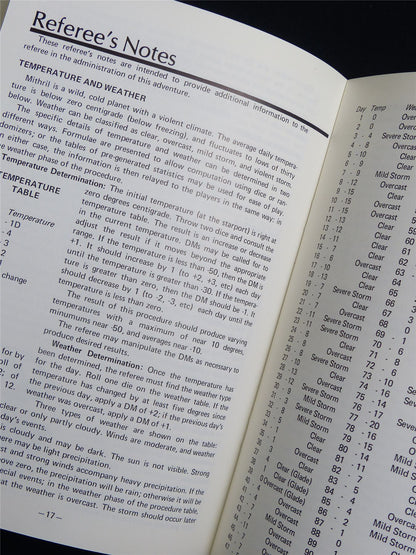 Traveller: Double Adventure 2 Mission on Mithril - Roleplaying Booklet #2TX