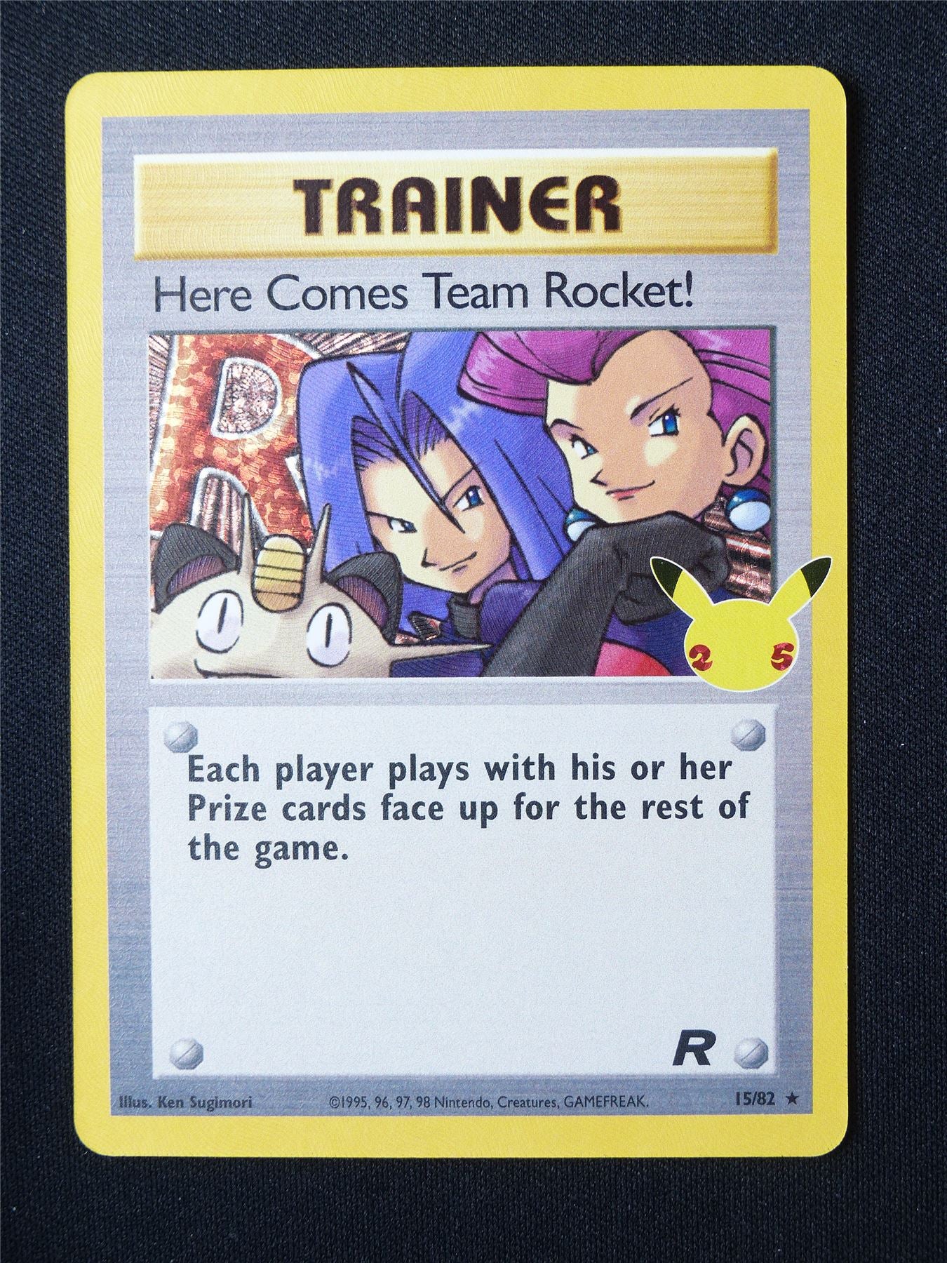 Here Comes Team Rocket! 15/82 Textured Holo - Pokemon Card #5WZ