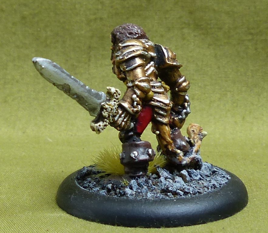 Classic Metal Chaos Warrior painted OOP - Skaven - Warhammer AoS #53F