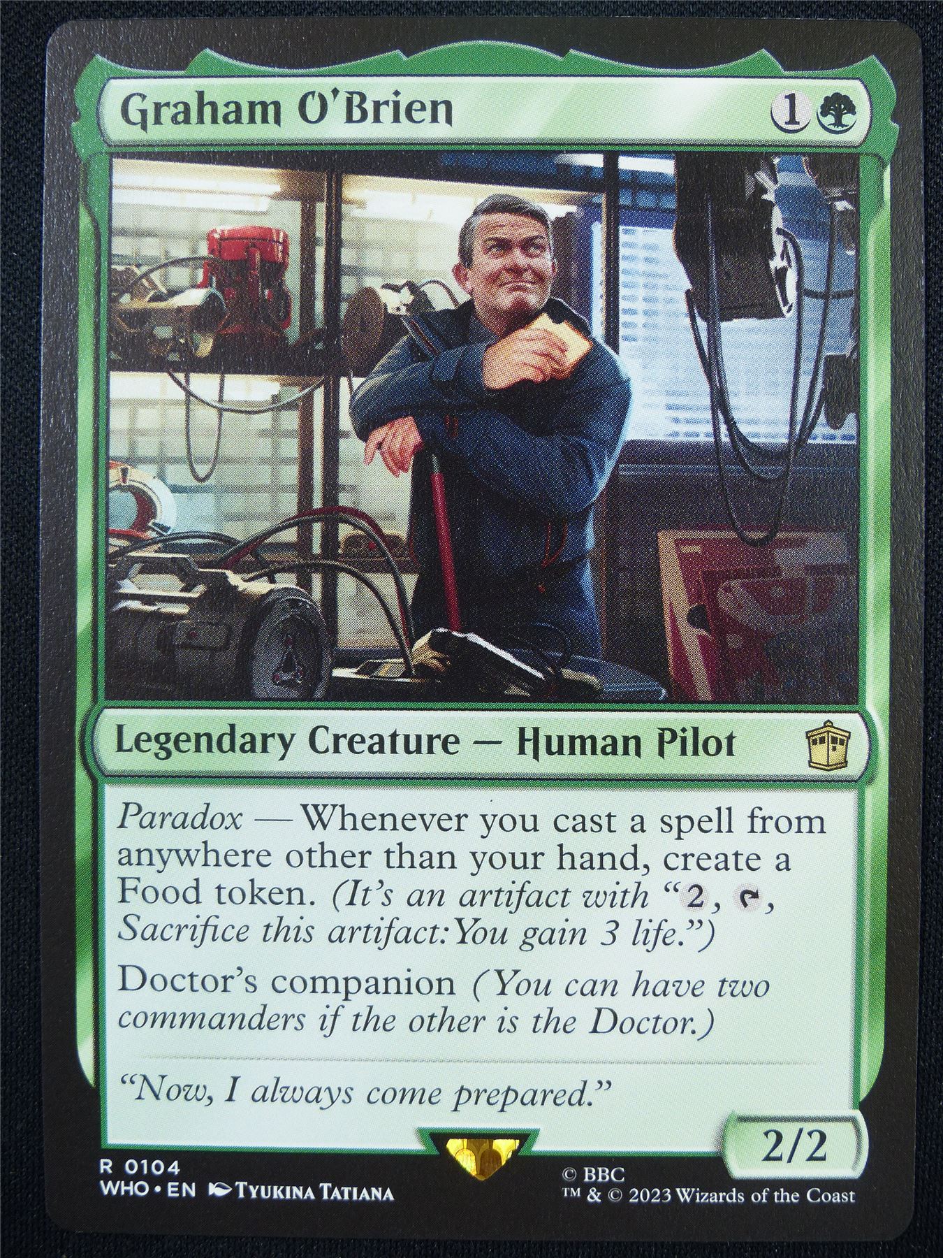 Graham O'Brien - WHO - Mtg Card #2YA