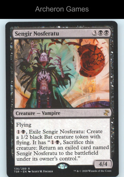 Sengir Nosferatu 136 R MTG Card Time Spiral: Remastered