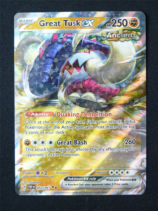 Great Tusk EX 053/091 Holo - Pokemon Card #6XI