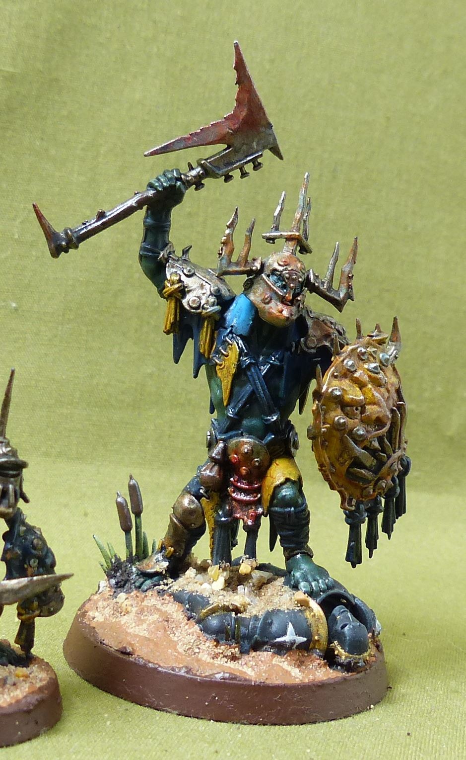 Killa Boss & Stab-Grot painted - Orruk Warclans - Warhammer AoS #69N