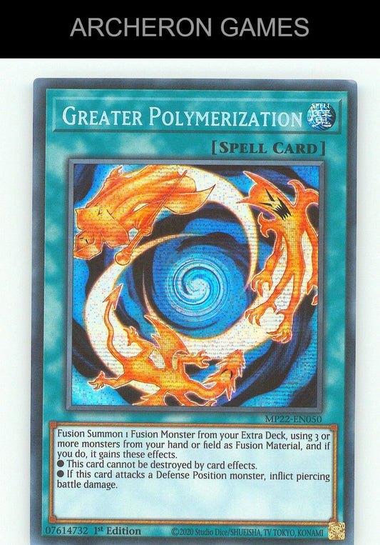 Greater Polymerization SEC YUGIOH Card
