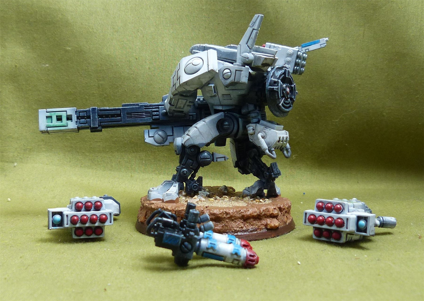 XV88 Broadside Battlesuit painted - Tau Empire - Warhammer 40K #2Y3