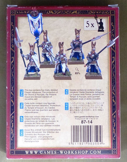 High Elf Phoenix Guard Command Classic Metal - High Elves - Warhammer Old World #6X5
