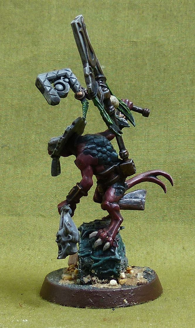 Skink Oracle painted - Seraphon - Warhammer AoS #2OS